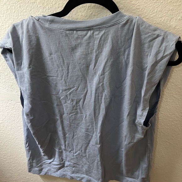 Women’s light blue medium muscle tee - Picture 2 of 3